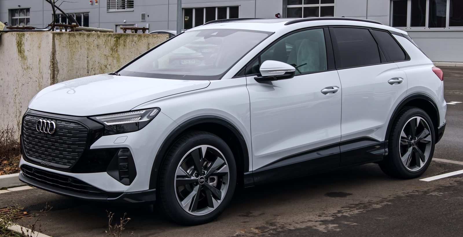 Audi Q4 e-tron 50 quattro set skråt forfra