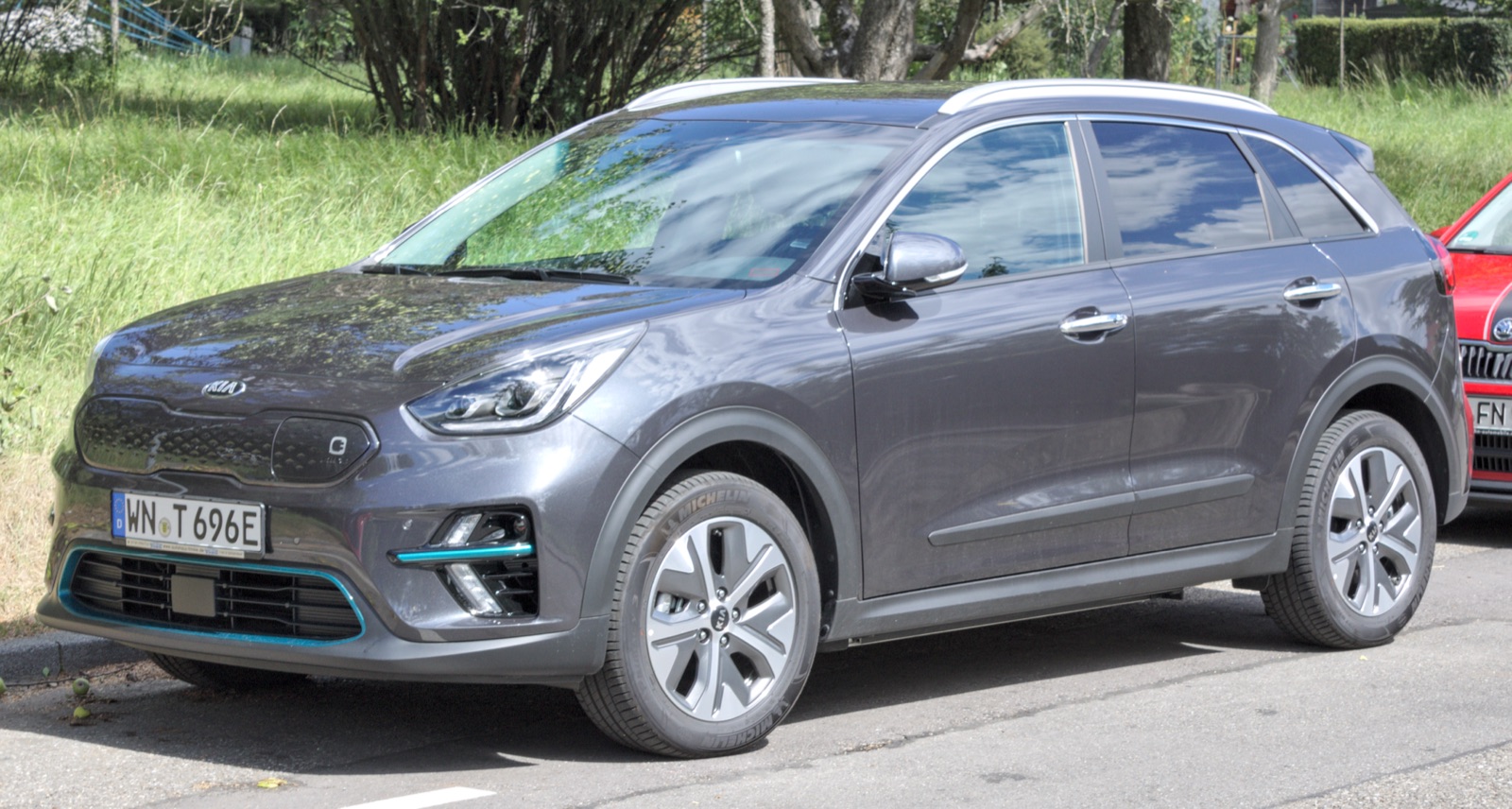 Kia e-Niro (DE, første generation) set skråt forfra