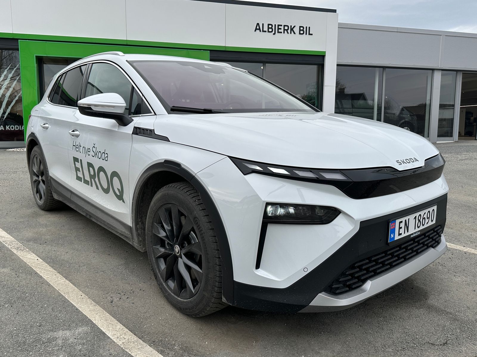 Skoda Elroq set udefra