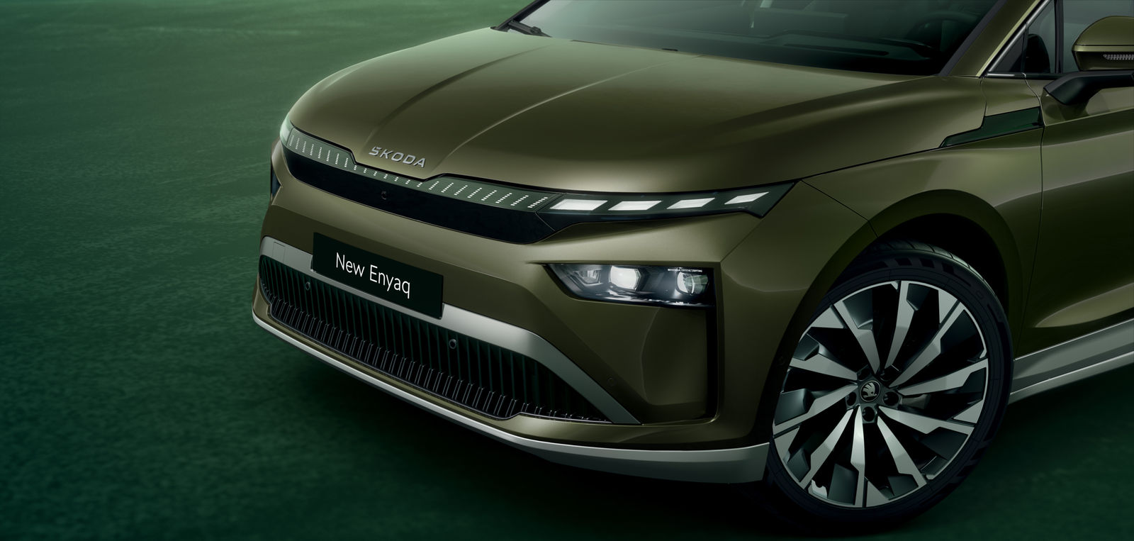Skoda Enyaq set forfra