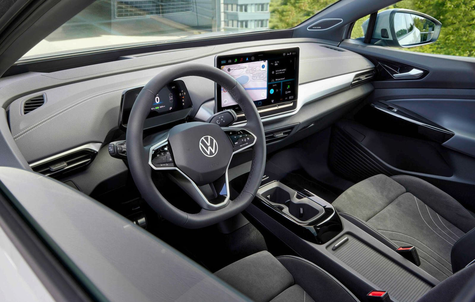 VW ID.5, kabine med 12,9 tommer skærm